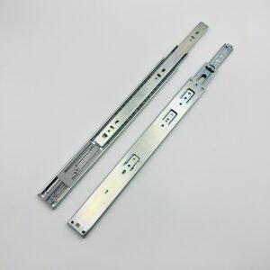 3-fold push to open ball bearing slides handleless cabinet hardware full extension HongYi Hardware