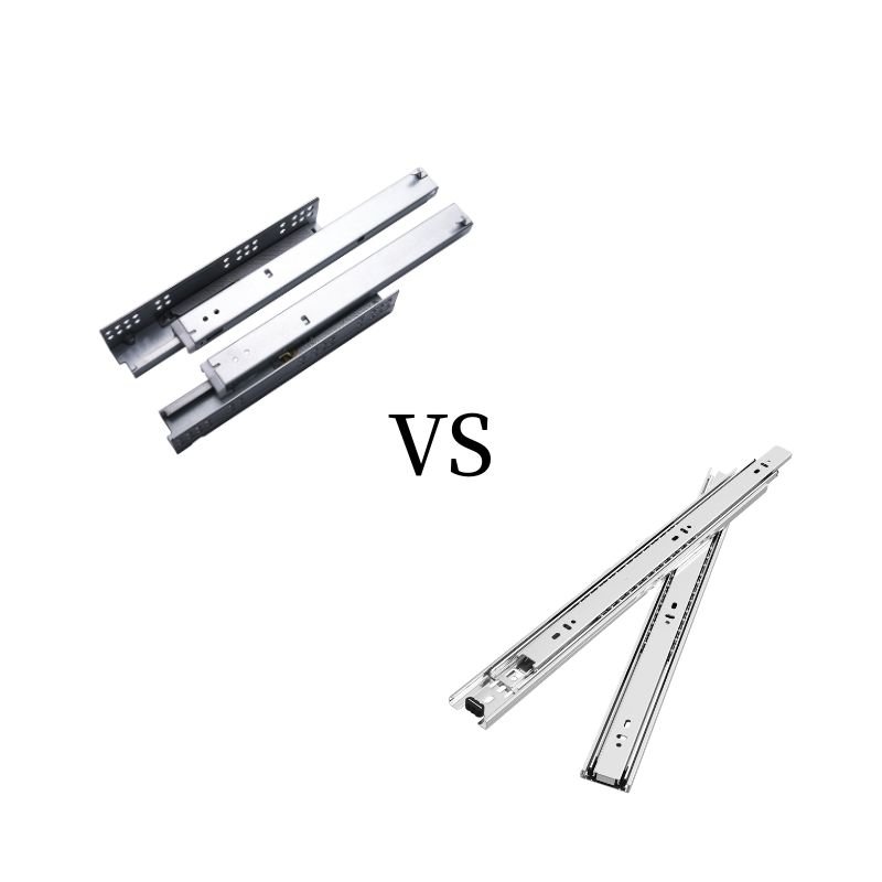 Ball bearing vs undermount slide selection