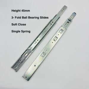 3-Fold Soft Close Ball Bearing Slides - HongYi Hardware