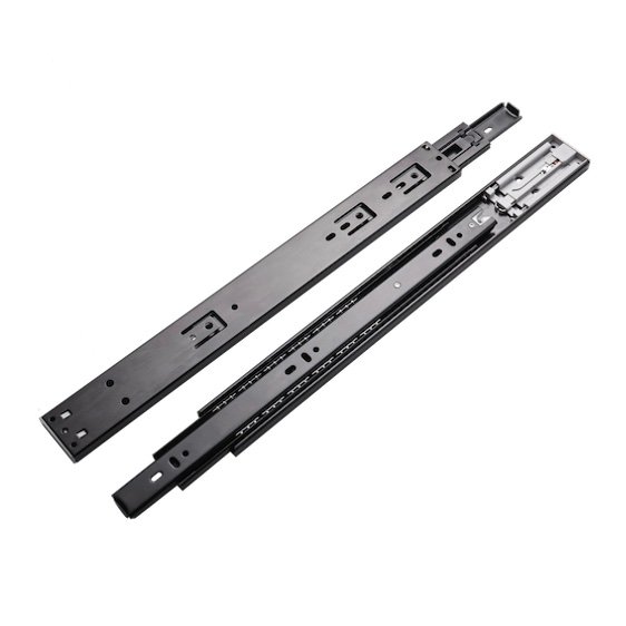 Push to open drawer slides handle-less design HongYi furniture hardware