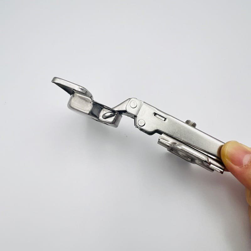 Side View of 8.5mm Shallow Cup 35mm Soft Close Hinge Model 1417