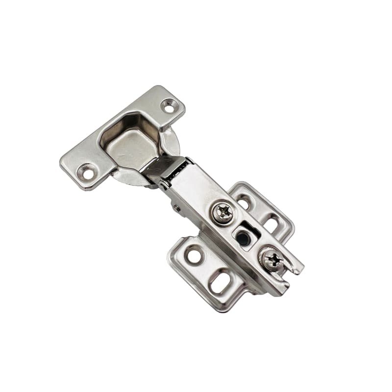 Thin Door Cabinet Hinge 9.5mm Cup Depth 35mm Non Soft Close 2 Way Slide On Model 1113