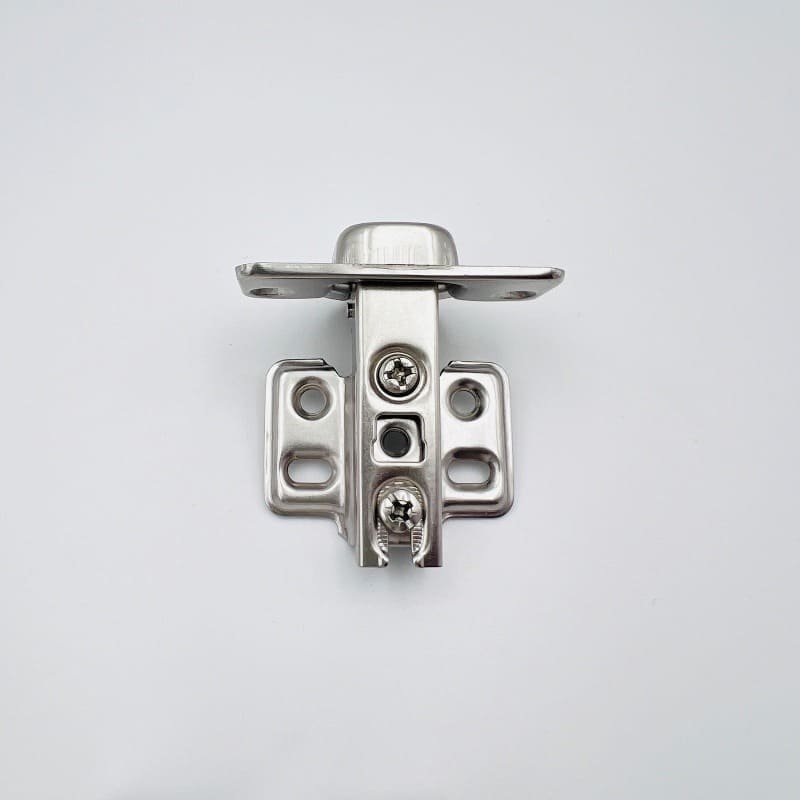 Thin Door Cabinet Hinge 9.5mm Cup Depth 35mm Non Soft Close 2 Way Slide On Model 1113 - Image 4